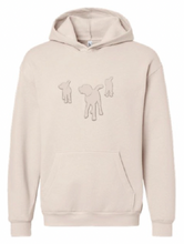 *Beige BPF Embroidered Hoodie