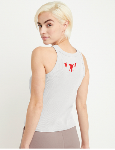 **BPF White/Red Tank