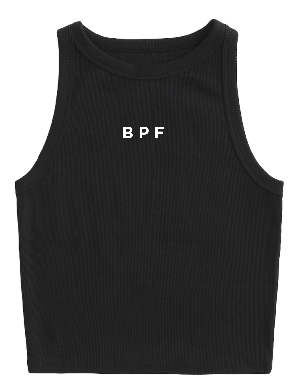 *BPF Black Tank Top