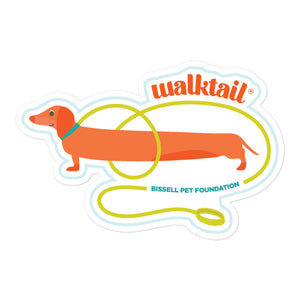 Walktail Sticker - Orange Dog