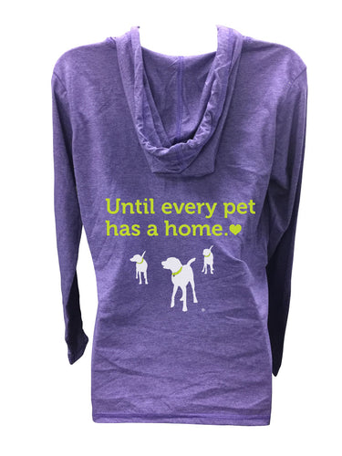 Empty the Shelters Hoodie-Purple